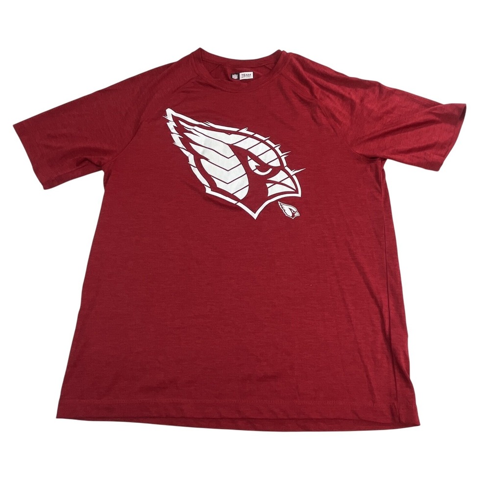 NFL Arizona Cardinals Mens Short Sleeve Tee Red Team Apparel t-shirt Medium